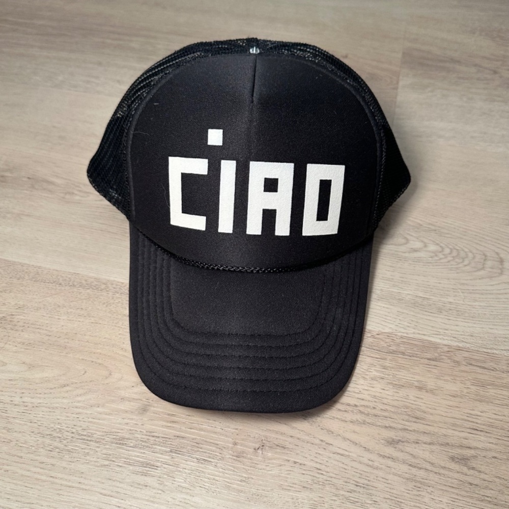 Clare V Ciao trucker hat